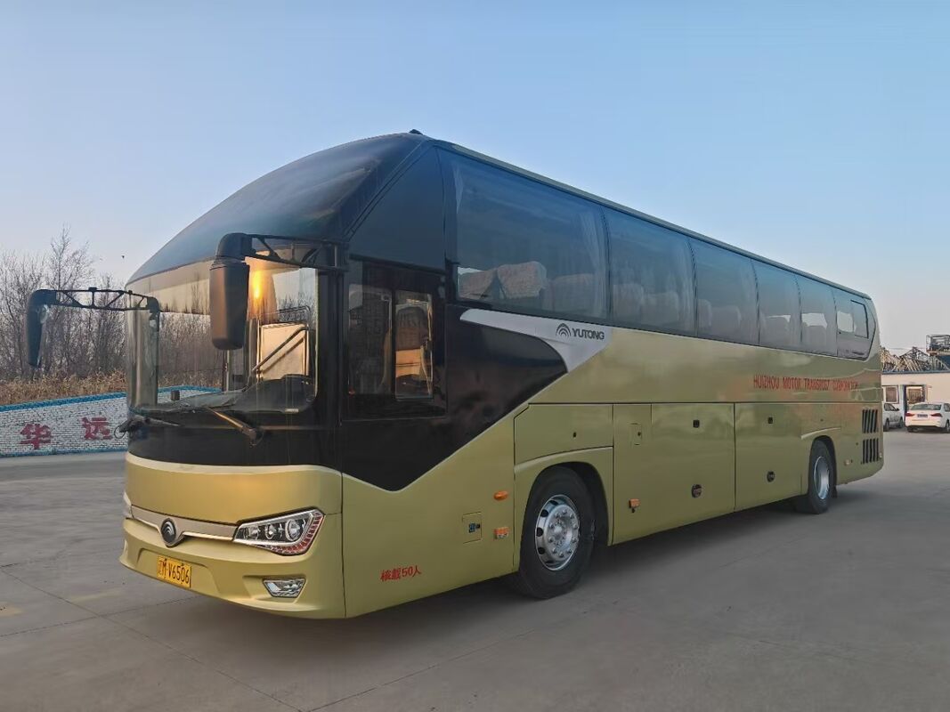 Nuovo arrivo pullman autobus di seconda mano Yu-tong ZK6128 Yuchai 50 posti 2021 Trasporto di lusso con aria condizionata
