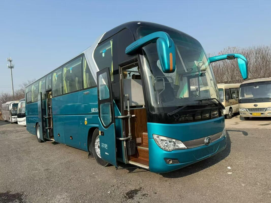 Autobus Gran Turismo Usato Yutong Zk6122 Weichai 375cv Sospensioni a Balestra 50 Posti Lusso con Aria Condizionata