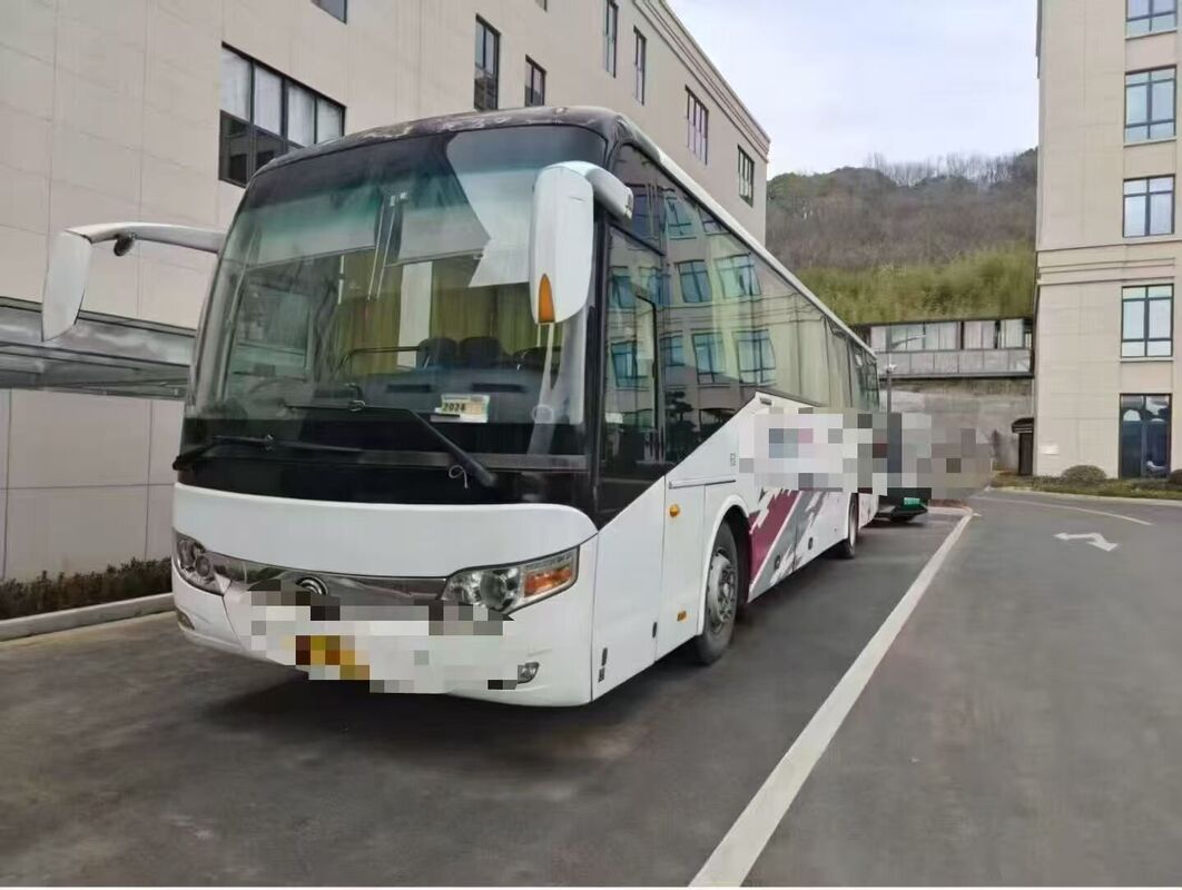 Autobus passeggeri usati Yutong Zk6122 Yuchai 330hp Leaf Spring 60 posti Lux Trasporto con aria condizionata