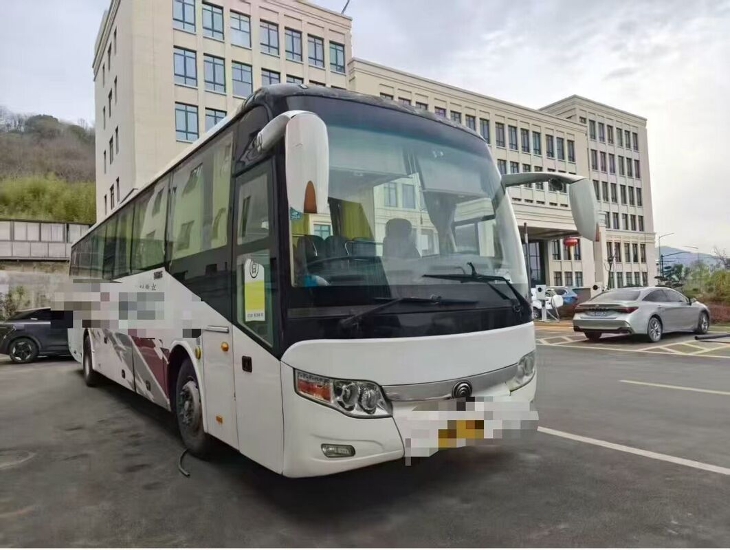 Autobus passeggeri usati Yutong Zk6122 Yuchai 330hp Leaf Spring 60 posti Lux Trasporto con aria condizionata