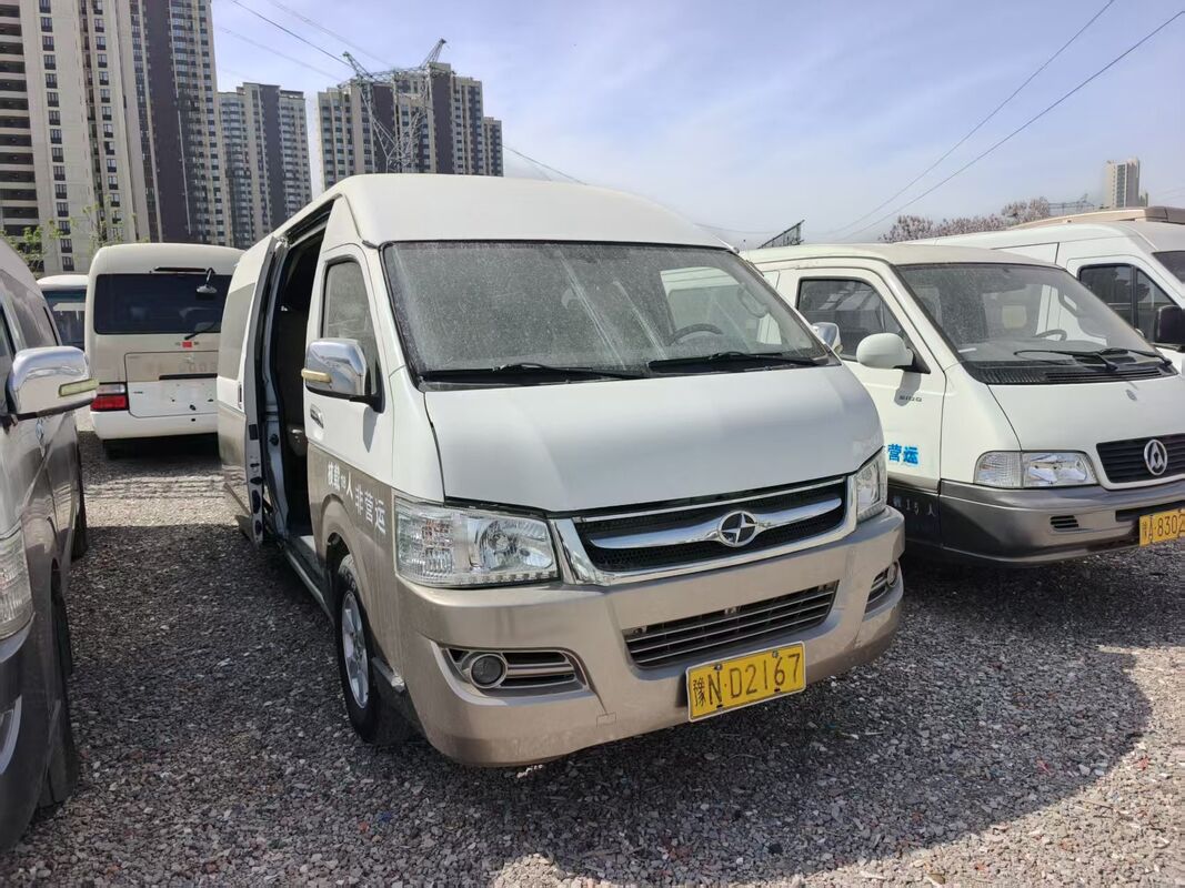 Autobus Hiace Usati Jiulong Isuzu Motore Euro 4 Diesel 18 posti con aria condizionata per navetta o breve distanza