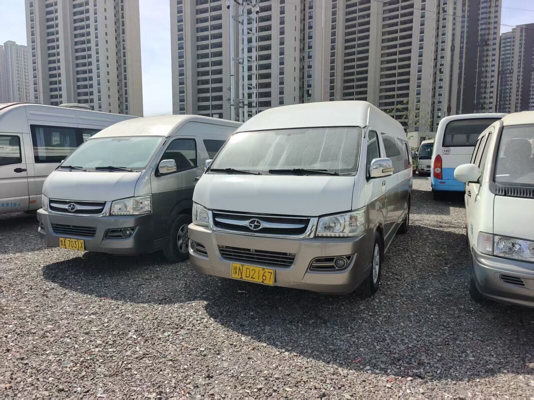 Autobus Hiace Usati Jiulong Isuzu Motore Euro 4 Diesel 18 posti con aria condizionata per navetta o breve distanza