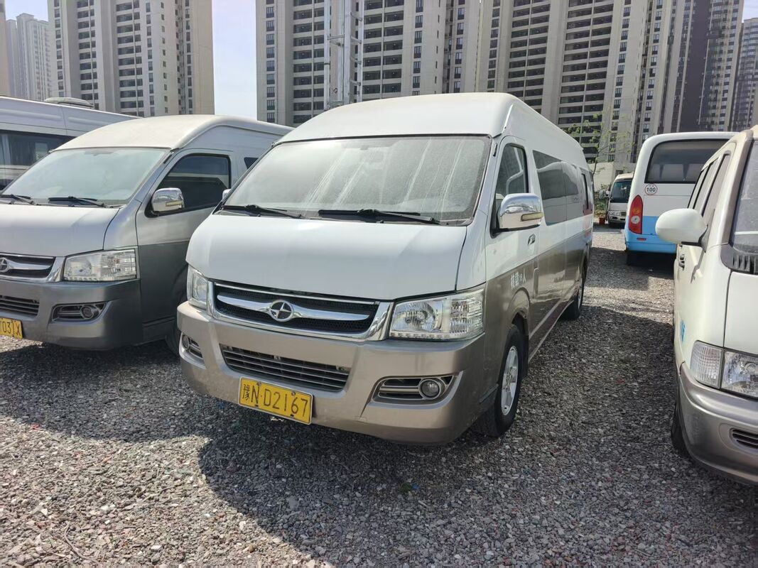 Autobus Hiace Usati Jiulong Isuzu Motore Euro 4 Diesel 18 posti con aria condizionata per navetta o breve distanza