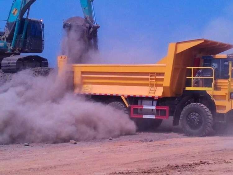 la velocità massima 55km/H ha utilizzato l'autocarro con cassone ribaltabile 8800*3275*4040 con il motore di Weichai dell'euro 3