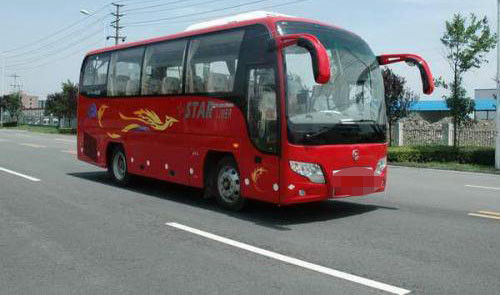 Bus di viaggio utilizzato 33 sedili, bus della mano del drago dorato secondo con il motore diesel