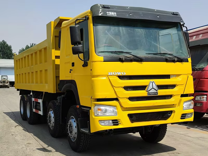 Ruote usate AC 12 del motore diesel WP dell'autocarro con cassone ribaltabile 371hp 8x4 di Howo per lo Zimbabwe