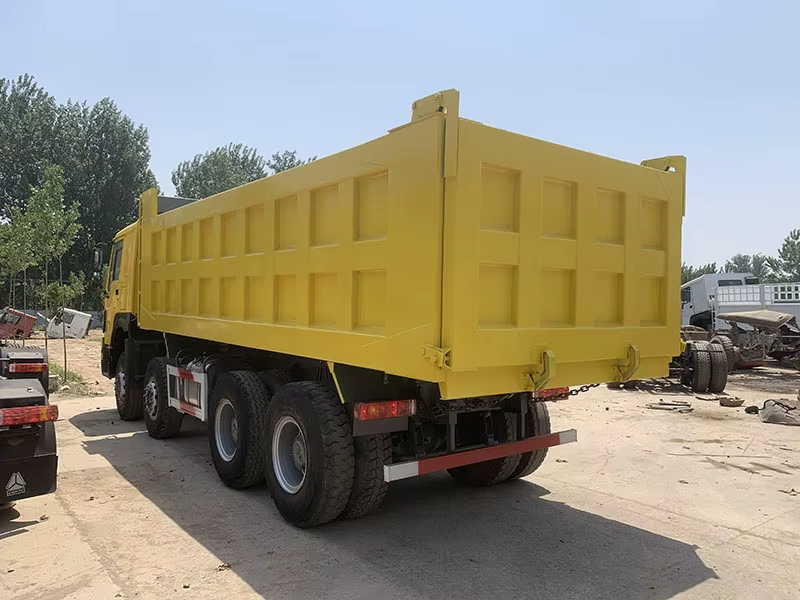 Ruote usate AC 12 del motore diesel WP dell'autocarro con cassone ribaltabile 371hp 8x4 di Howo per lo Zimbabwe