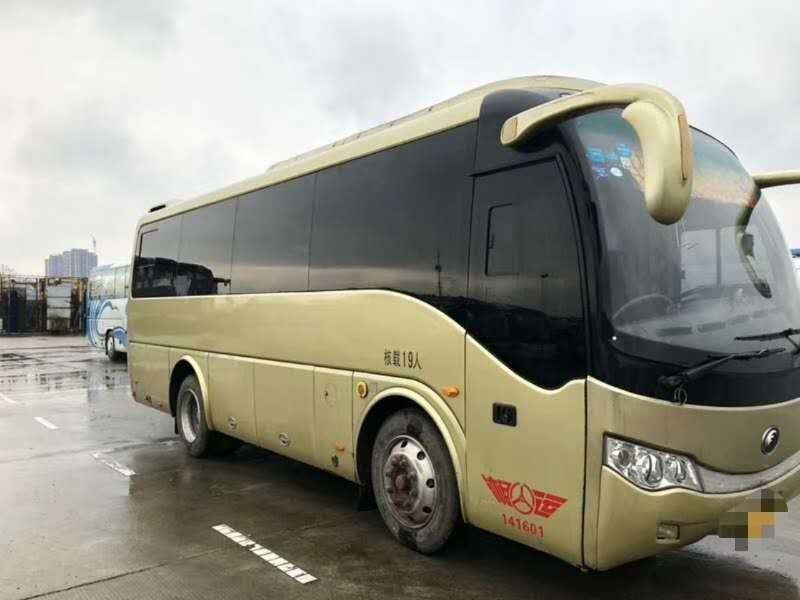 10-23 vettura utilizzata diesel della mano della vettura del bus dell'euro III di lunghezza dei sedili 7.9m seconda