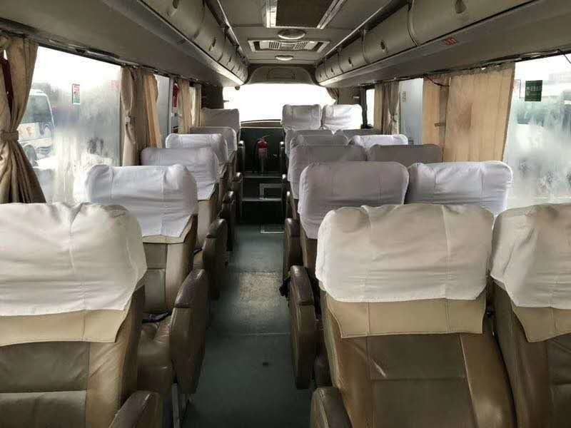10-23 vettura utilizzata diesel della mano della vettura del bus dell'euro III di lunghezza dei sedili 7.9m seconda
