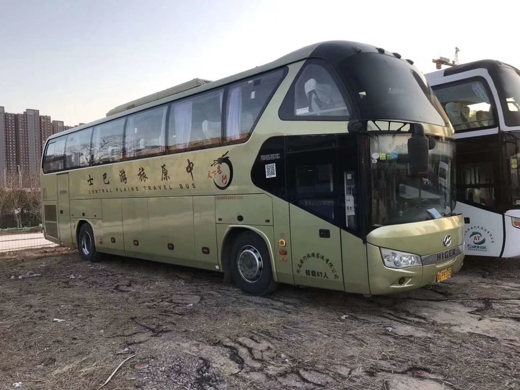 Yutong di lusso due sedili diesel usati porte del bus di giro 25-71 2015 anni