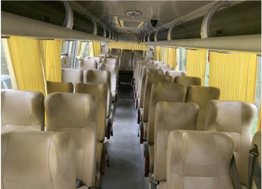 bus utilizzati blu scuro 45 Seat di 15000KG Yutong 2014 anni LHD diesel con il A/C