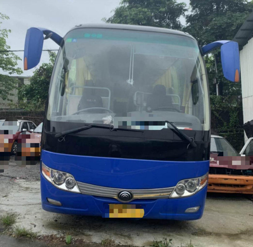 bus utilizzati blu scuro 45 Seat di 15000KG Yutong 2014 anni LHD diesel con il A/C