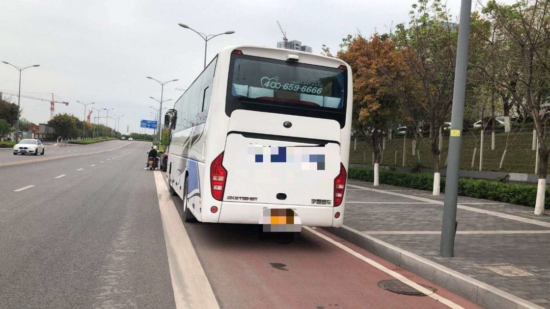 Guida a sinistra usata Seat del motore diesel del bus del passeggero di ZK6119H2Y 51 quasi nuova con la porta automatica