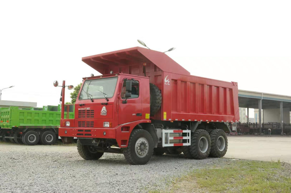 tonnellate di Minning degli autocarri con cassone ribaltabile 371HP 50 - 70 degli autocarri con cassone ribaltabile di azionamento della mano sinistra usate Sinotruck