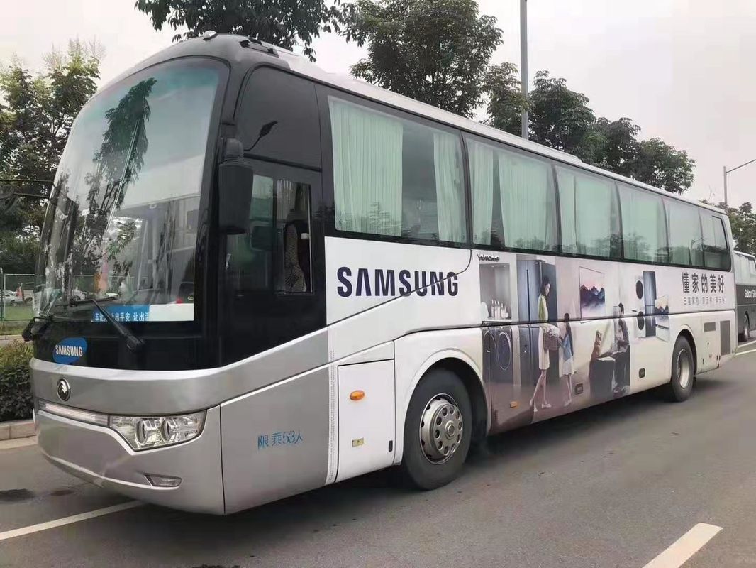Yutong usato diesel trasporta 6122 il tipo 53 sedili 2014 azionamento lasciato motore di anno YC