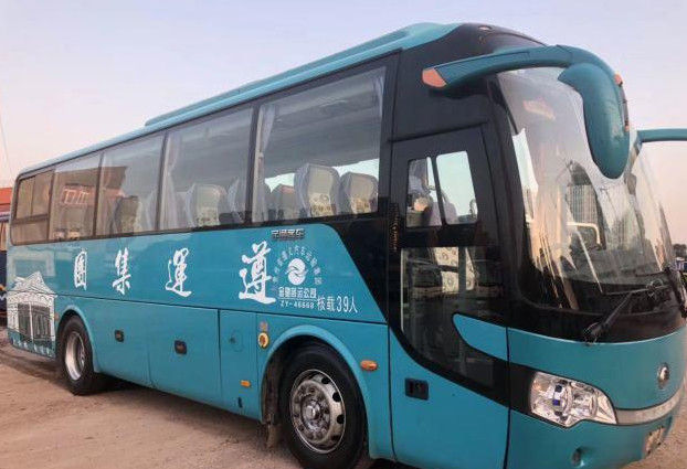 bus commerciale utilizzato diesel di Yutong ZK6908 di lunghezza di 9m certificazione di iso di 2015 sedili di anno 39