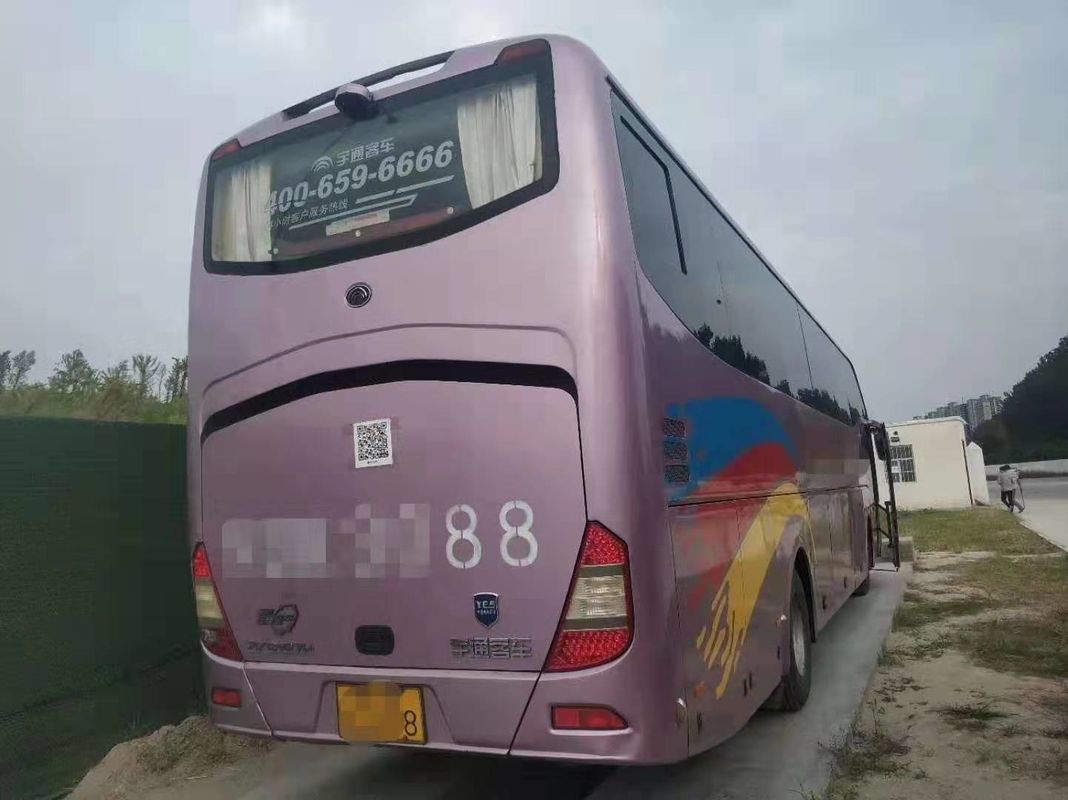 Il bus turistico 53 della seconda mano di affari/viaggio di ZK6122H mette LHD a sedere 2012 anni con il dispositivo di raffreddamento
