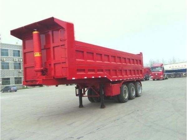autoarticolato posteriore dello scarico di 9.4M con 3 assi e gambe di atterraggio di 28T TFOC