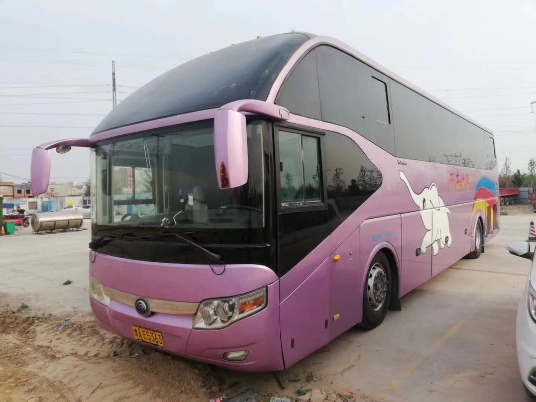 Bus turistico di Yutong della seconda mano YC6L330-20 2011 motore ZK6127 del cilindro dei sedili 6 di anno 55