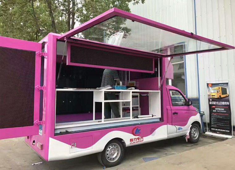 camion di pubblicità principale mobile del veicolo di scopo speciale di 4X2 SPV mini 2 tonnellate di certificazione di iso