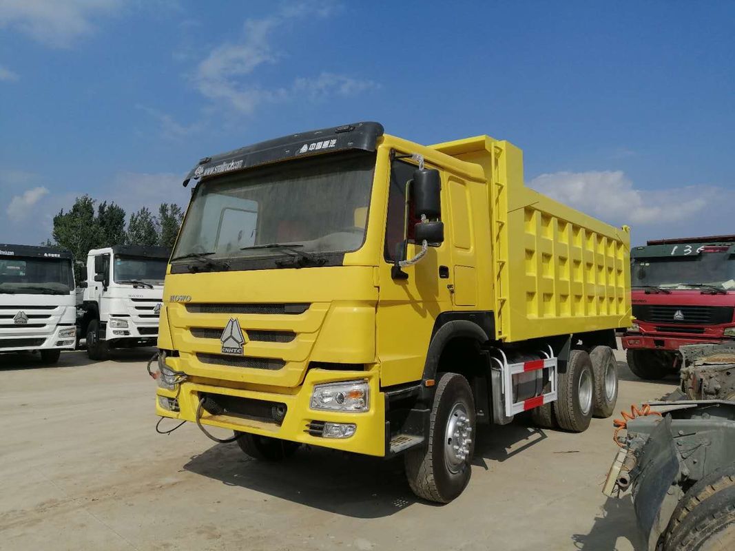 Motore WD dell'autocarro con cassone ribaltabile della seconda mano di sollevamento 6*4 TipperTruck 371-420HP RHD della seconda mano