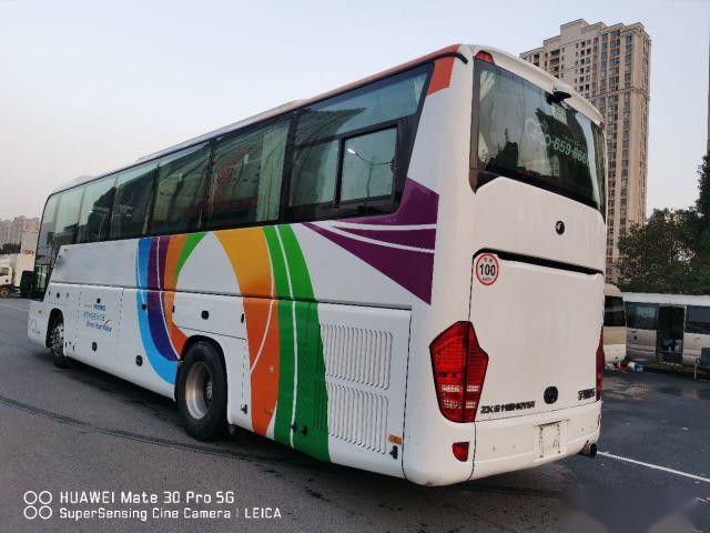 Bus utilizzati sedili del passeggero Zk6118 336kw 49 Yutong telaio Weichai 336kw dell'airbag da 2017 anni