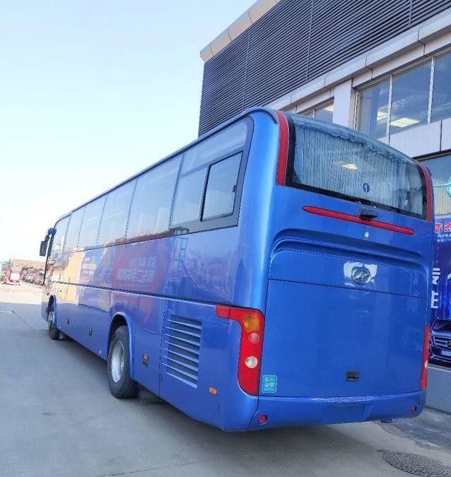 Più alto KLQ6129 53 mette l'acciaio a sedere Chiassis di Bus Double Doors della vettura usato motore posteriore