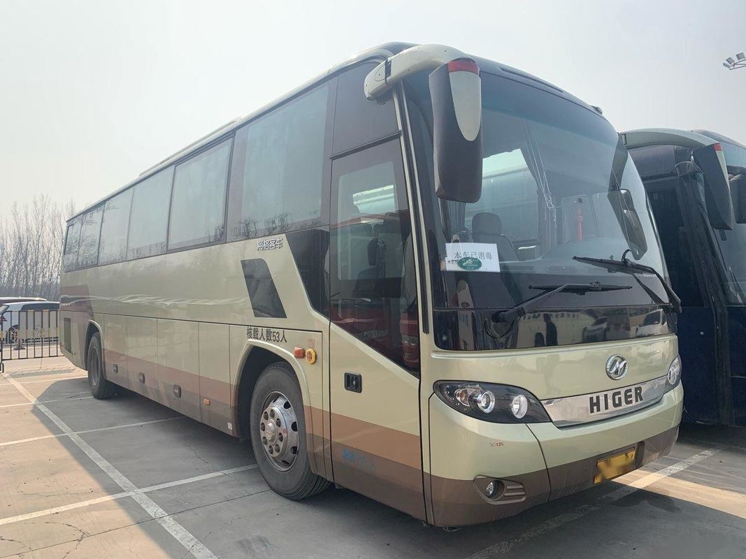 Vettura utilizzata più alto telaio Bus del bus del passeggero del modello KLQ6115 di marca del motore della parte posteriore di LHD d'acciaio 53 sedili