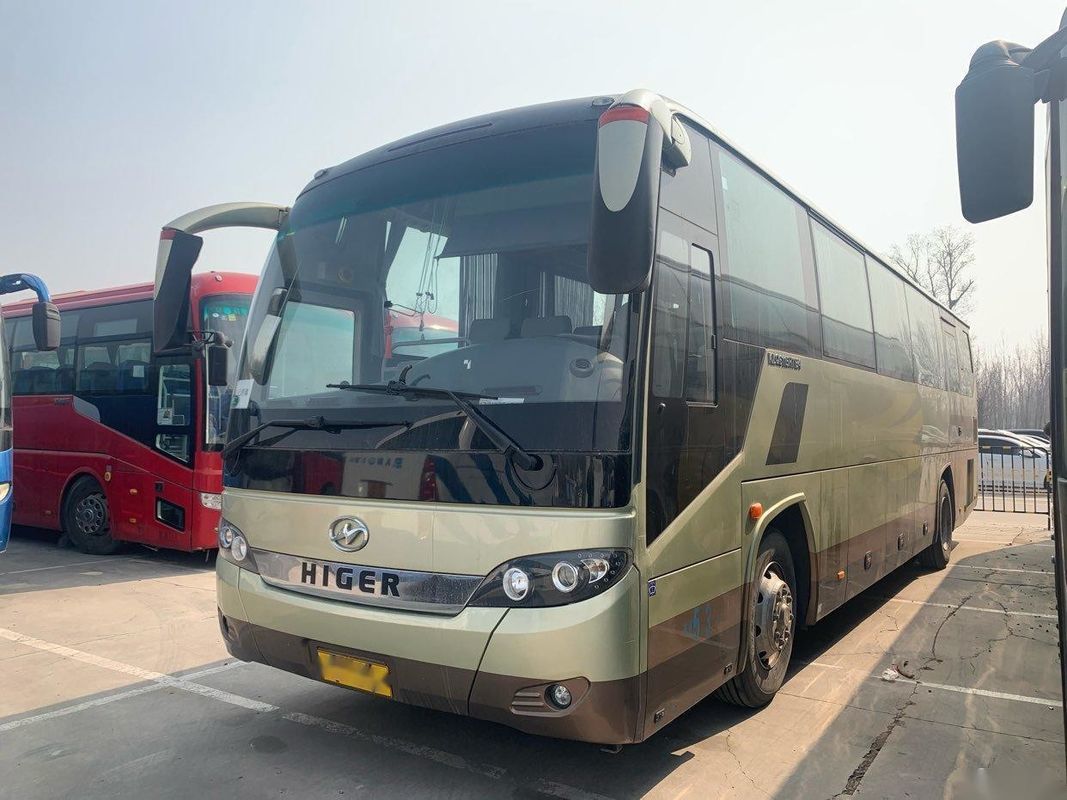 Vettura utilizzata più alto telaio Bus del bus del passeggero del modello KLQ6115 di marca del motore della parte posteriore di LHD d'acciaio 53 sedili