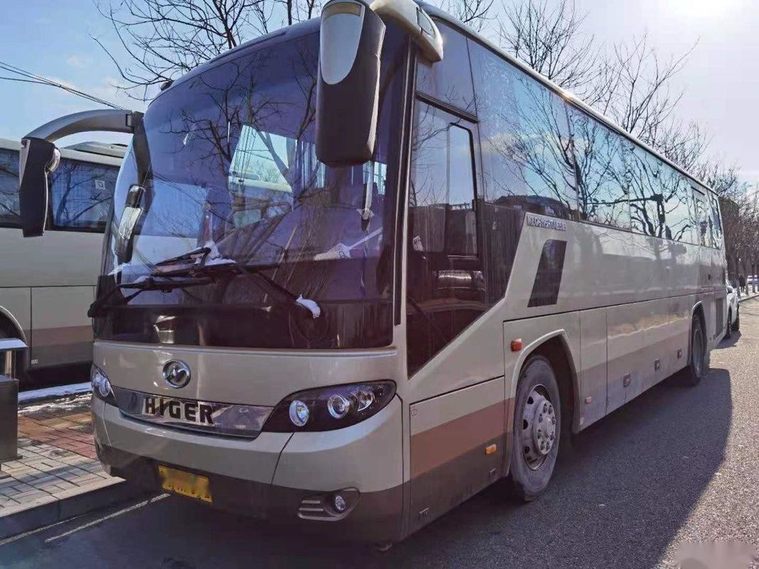 Vettura utilizzata più alto telaio Bus del bus del passeggero del modello KLQ6115 di marca del motore della parte posteriore di LHD d'acciaio 53 sedili