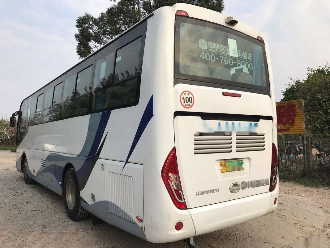 Porte ibride Petrolio-elettriche del motore 155kw del WP del veicolo elettrico le doppie rivestono di pelle Seat hanno utilizzato la vettura Bus Zhongtong LCK6101 47Seats