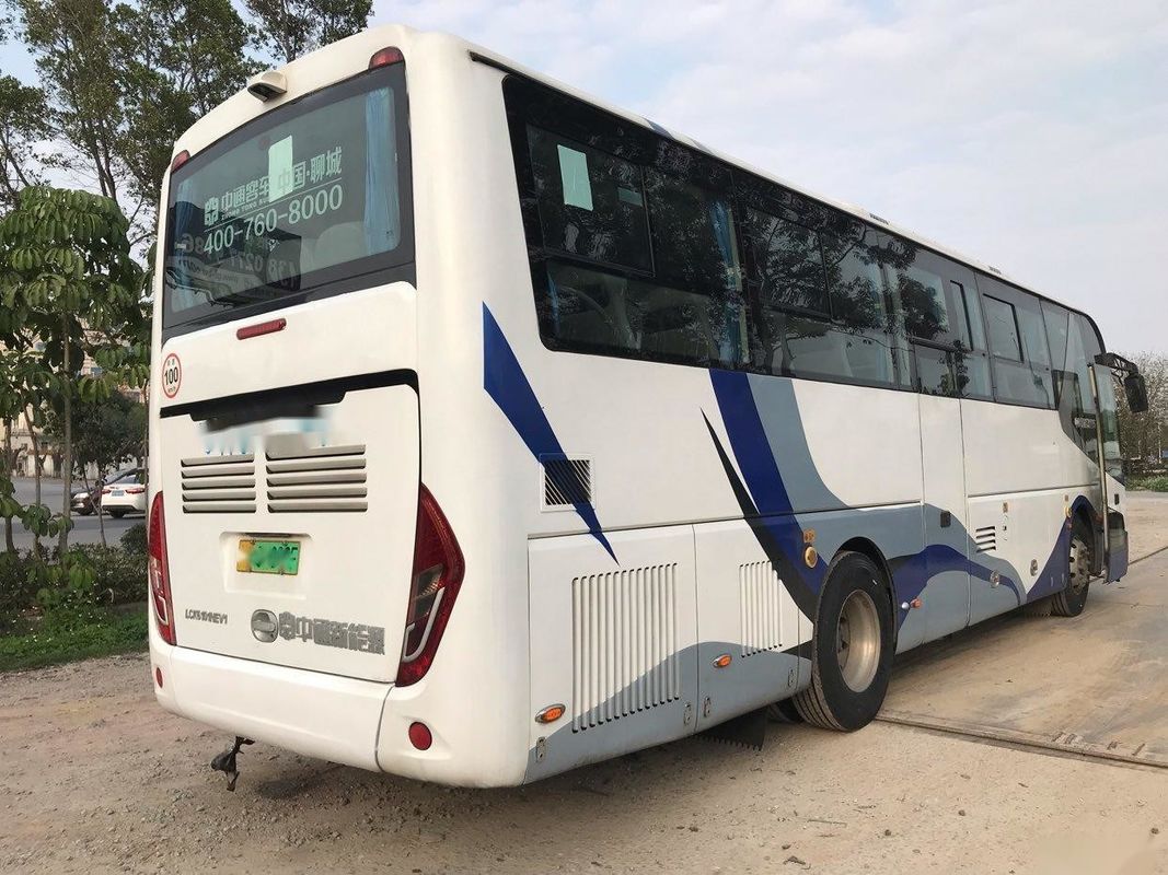 Porte ibride Petrolio-elettriche del motore 155kw del WP del veicolo elettrico le doppie rivestono di pelle Seat hanno utilizzato la vettura Bus Zhongtong LCK6101 47Seats