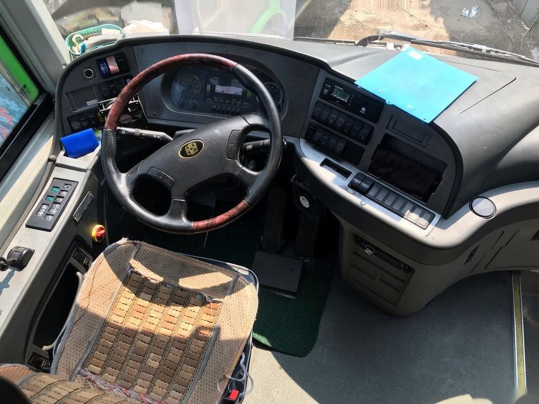 Porte ibride Petrolio-elettriche del motore 155kw del WP del veicolo elettrico le doppie rivestono di pelle Seat hanno utilizzato la vettura Bus Zhongtong LCK6101 47Seats