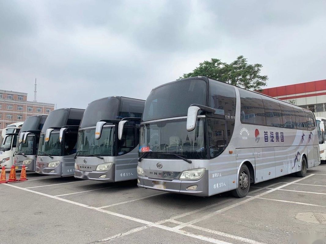 I sedili usati di Bus Ankai HFF6120 51 della vettura hanno usato l'imballaggio di nudo del motore 228kw di Yuchai del bus del passeggero