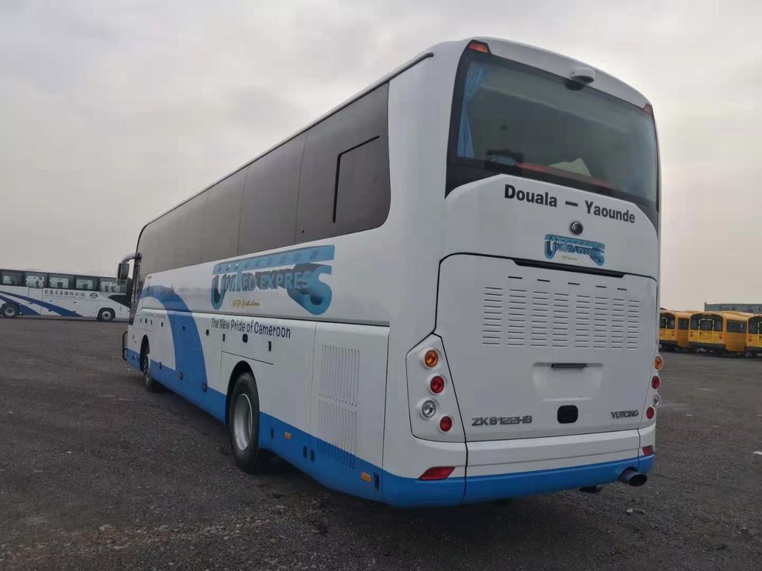 Bus nuovissimo ZK6122H9 di Yutong con un colore bianco di 55 sedili in motore posteriore di promozione