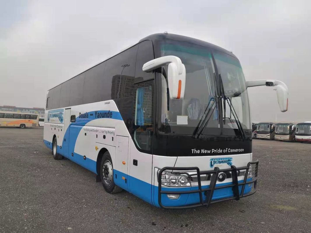 Bus nuovissimo ZK6122H9 di Yutong con un colore bianco di 55 sedili in motore posteriore di promozione