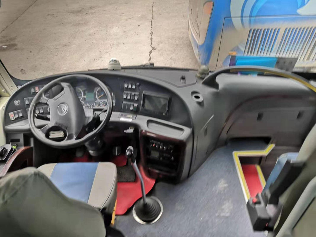 Yutong usato trasporta il bus del passeggero utilizzato porta d'acciaio del telaio dei sedili Zk6858 35 singola