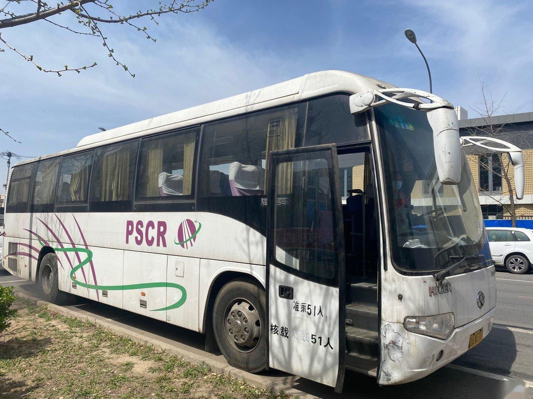 Più alti bus utilizzato del passeggero utilizzato singola porta dell'azionamento di Bus Left Hand della vettura utilizzato del bus KLQ6119 51 sedili
