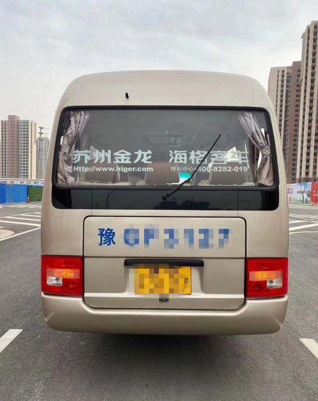 2015 bus del sottobicchiere utilizzato di anno 10 sedili il più alto, ha usato Mini Bus Coaster Bus 86kw con i sedili di lusso per l'affare