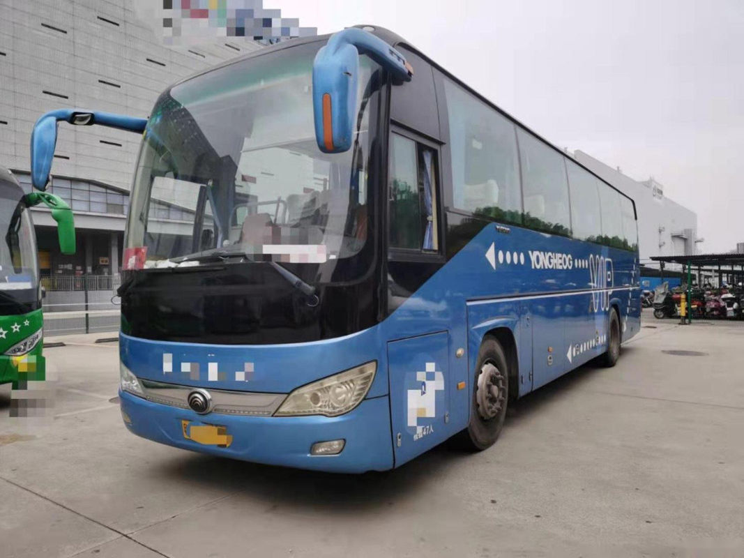 Bus di giro utilizzato guida a sinistra utilizzato delle doppie porte del motore dell'euro IV Yuchai del telaio dell'airbag dei sedili del bus Zk6119 47 di Yutong