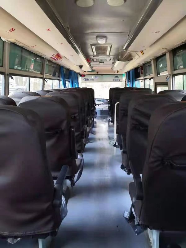 44 vettura utilizzata bus Bus di Yutong utilizzata sedili ZK6102D motori diesel della direzione LHD del motore della parte anteriore da 2014 anni
