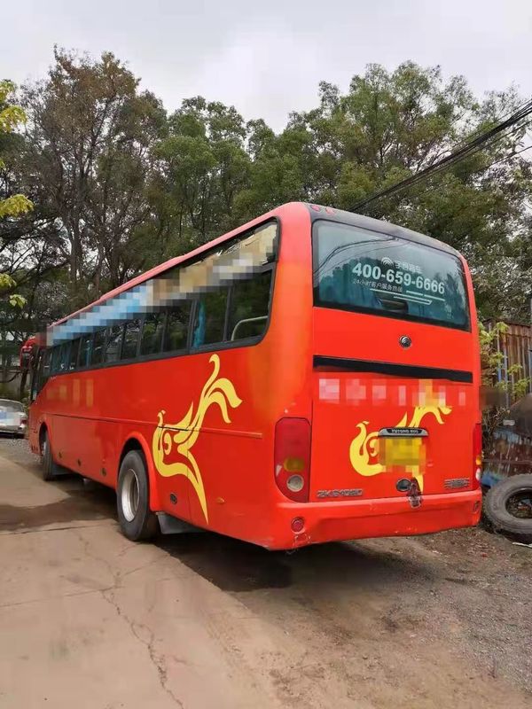 44 vettura utilizzata bus Bus di Yutong utilizzata sedili ZK6102D motori diesel della direzione LHD del motore della parte anteriore da 2014 anni