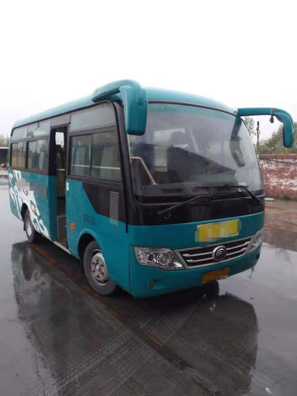 Bus utilizzato del passeggero utilizzato guida a sinistra diesel di Front Engine Steel Chassis Euro V dei sedili di Mini Bus Yutong ZK6609D 19
