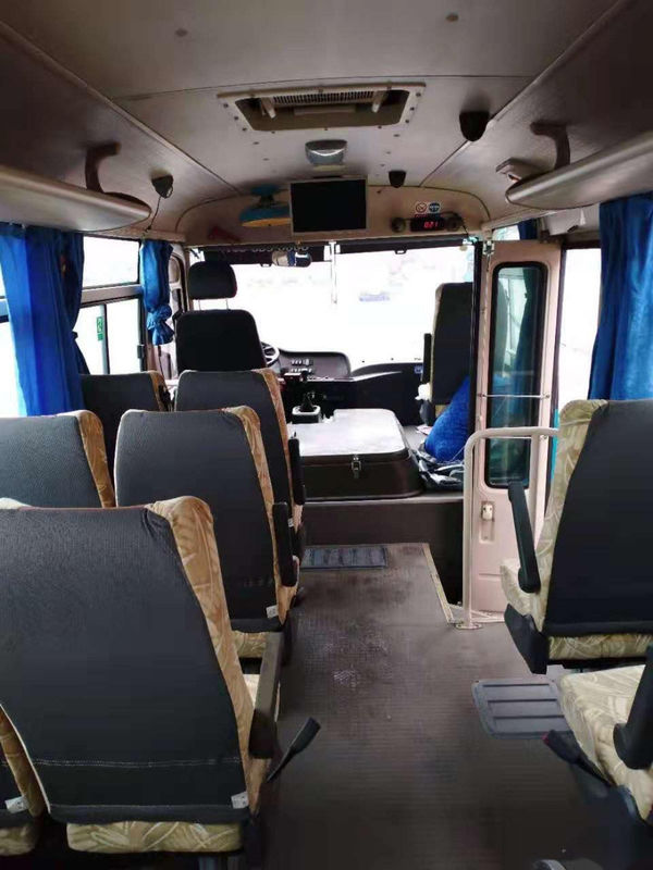 Bus utilizzato del passeggero utilizzato guida a sinistra diesel di Front Engine Steel Chassis Euro V dei sedili di Mini Bus Yutong ZK6609D 19