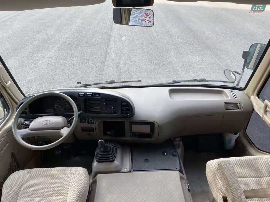 Porta completamente automatica usata del comando a mano di Mini Bus Toyota Coaster Left dei sedili del motore 20 del bus 2TR del sottobicchiere