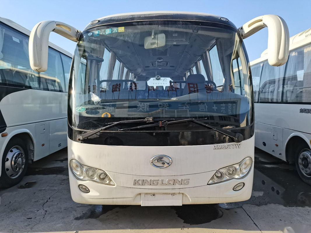 Il motore posteriore utilizzato 132kw di Cummins dei sedili di Bus XMQ6771 30 della vettura ha lasciato il bus utilizzato di guida di Kinglong
