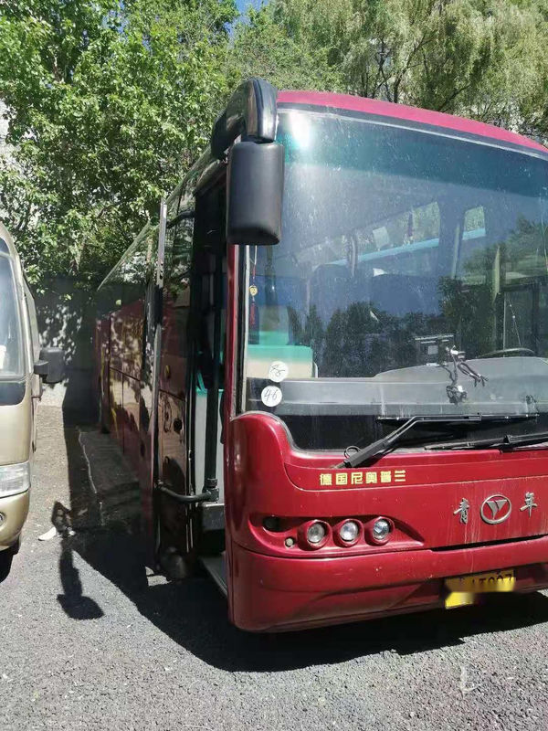 Porte usate dell'airbag del telaio 48seats del bus NEOPLAN di Youngman le doppie hanno lasciato il bus di guida del passeggero utilizzato motore posteriore