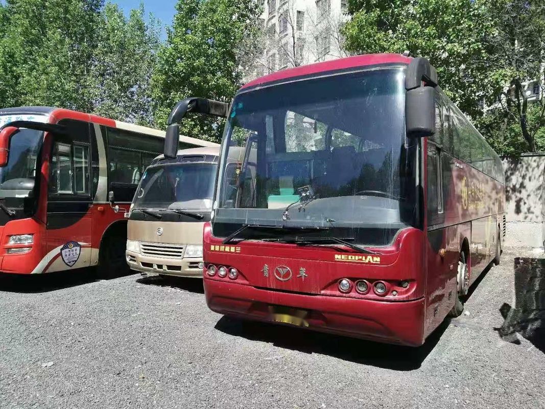 Porte usate dell'airbag del telaio 48seats del bus NEOPLAN di Youngman le doppie hanno lasciato il bus di guida del passeggero utilizzato motore posteriore