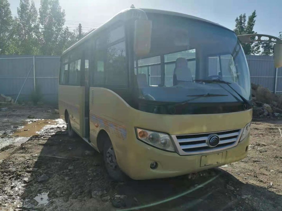 2010 modello di modello ZK6608 della guida a sinistra del bus di Yutong usato sedili di anno 19 ZK6608 nessun asse di incidente 2