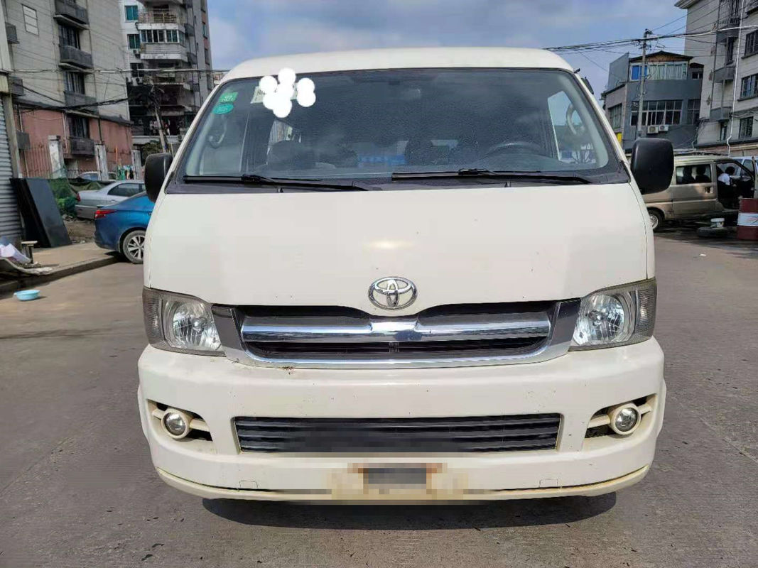 Il CA diesel di Mini Bus With Gasoline Engine usato Toyota di 10 sedili non fornisce incidente 2013 anni